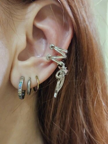 New Elegance Ribbon Ear Cuff