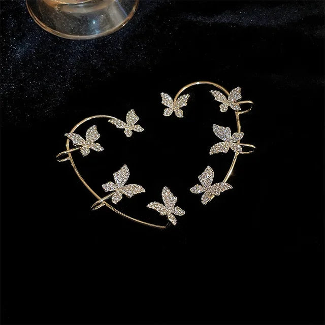 Heaven's Sin Butterfly Ear Clips